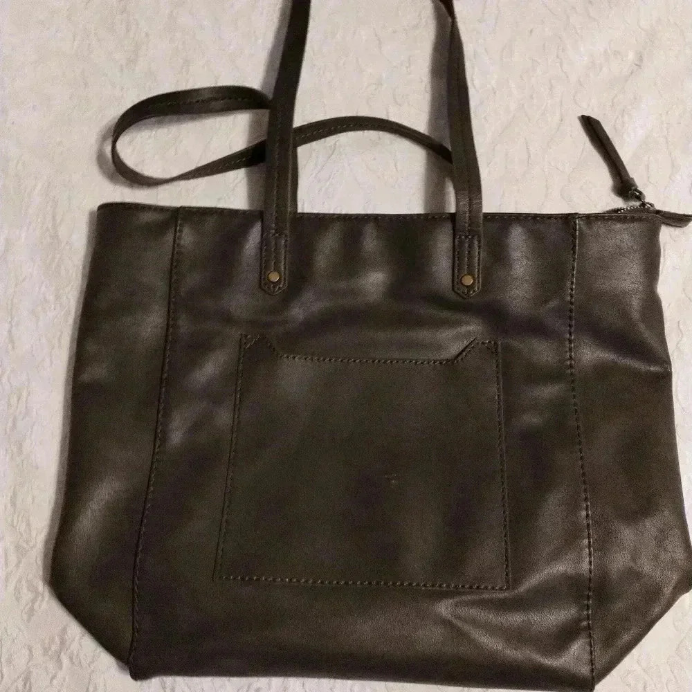 Dark Green Universal Thread Goods co. Large Tote Handbag